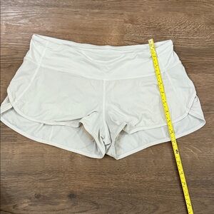 lululemon athletica Cream Athletic Shorts